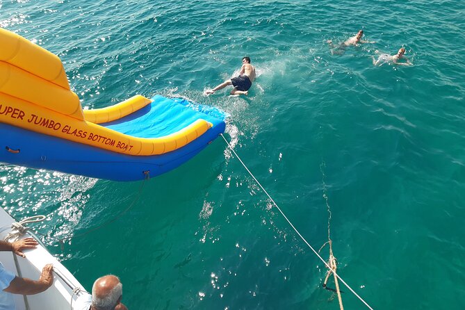 2.5 hour Glass Bottom Boat Trip, Snorkeling, Sliding and Fun - Who will enjoy this boat most
