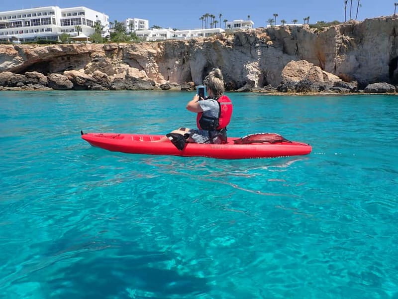 4-hour Ayia Napa SeaCaves Guided Kayaking from Limnara beach - What the four to five hours feel like