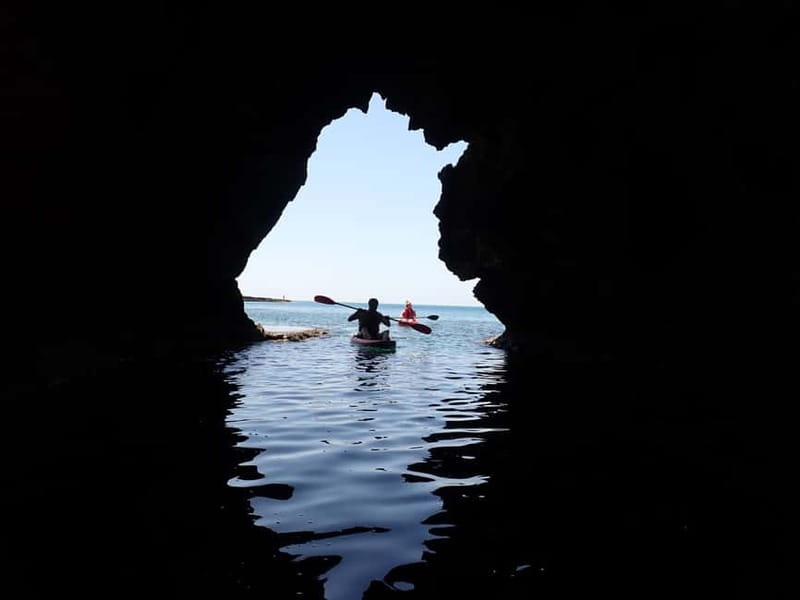 4-hour Ayia Napa SeaCaves Guided Kayaking from Limnara beach - A private group with hands-on guidance