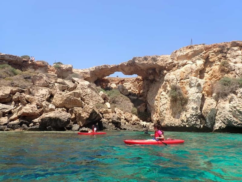 4-hour East Cape Greco Private Guided Kayak Tour - From Green Bay to Konnos Bay