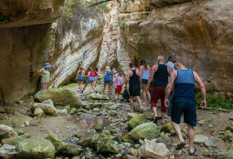 Akamas Jeep Safari Tour from Paphos - The walk into Avakas Gorge