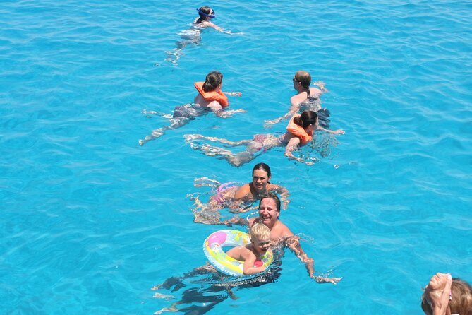 APHRODITE II -LAZY DAY CRUISE-BLUE LAGOON,TURTLE COVE, with LUNCH - Blue Lagoon: the first major swim stop