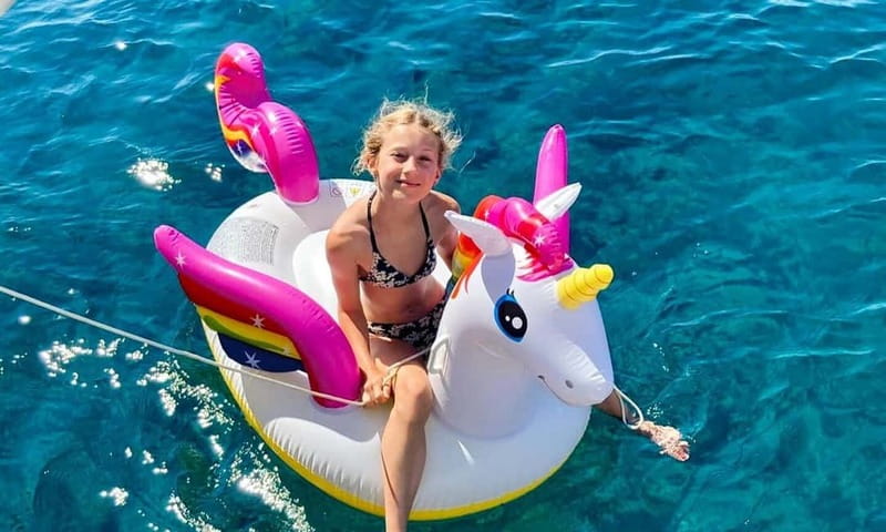 Ayia Napa: Afternoon Catamaran Cruise with Lunch & Open Bar - Sunset on the return across the sea