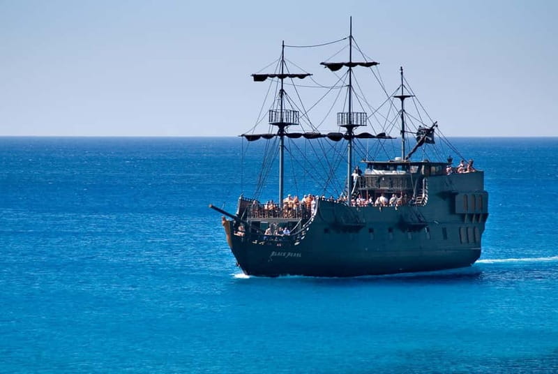 Ayia Napa: Black Pearl Pirate Boat Cruise with Cannon Show - The Black Pearl from Ayia Napa Harbor