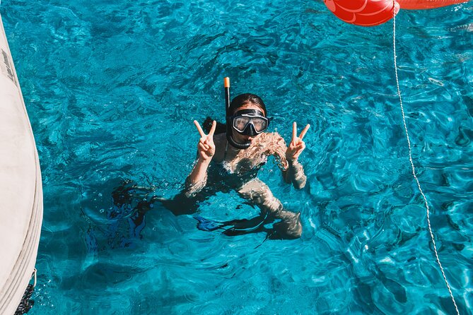 Ayia Napa: Blue Lagoon & Cavo Greco Cruise with Lunch & Open Bar - Lunch from the onboard chef