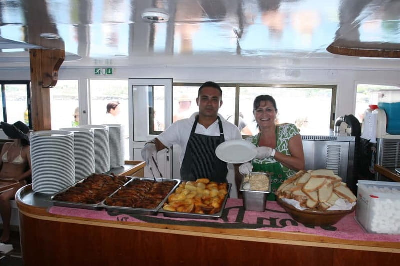 Ayia Napa: Lazy Day Cruise, Turtle Cove, Blue Lagoon & Lunch - A hot lunch served onboard