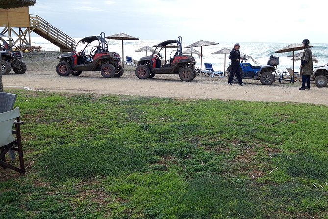 Beach & Off road Buggy Safari in Paphos - Mandria Beach and the 10-minute break