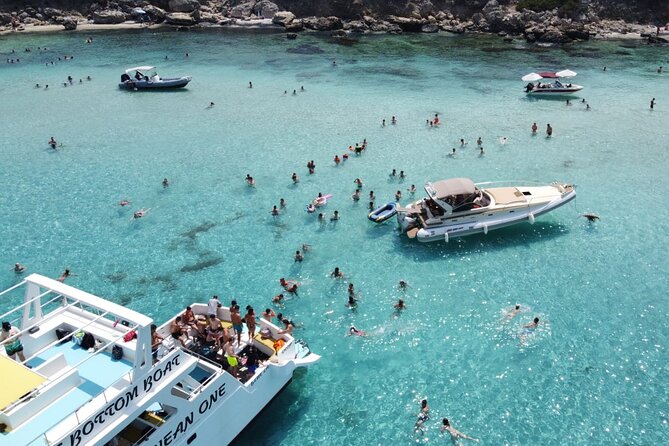 Blue Lagoon Akamas Bus and Boat Tour with Water Slide from Paphos - Three hours on the boat to Blue Lagoon