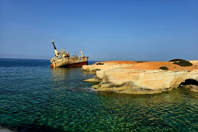 Blue Lagoon Akamas Bus and Boat Tour with Water Slide from Paphos - The Baths of Aphrodite