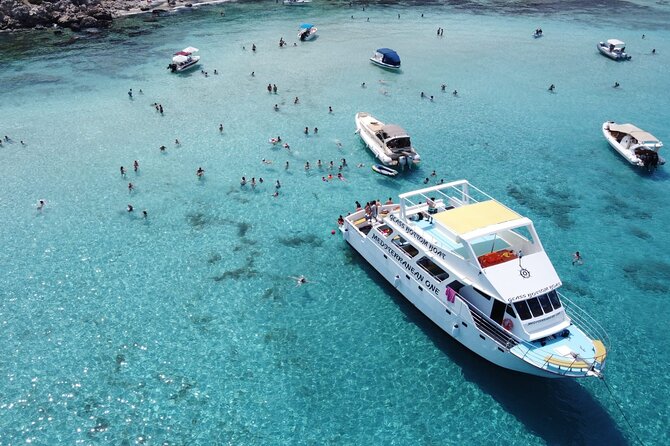 Blue Lagoon Akamas Bus and Boat Tour with Water Slide from Paphos - Leaving Paphos for the Sea Caves
