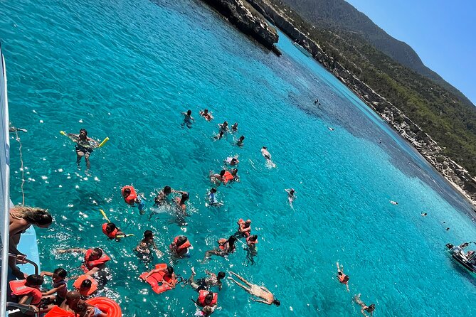Blue Lagoon cruise: giant slide, music & Paphos hotel transfers - One hour in the Blue Lagoon