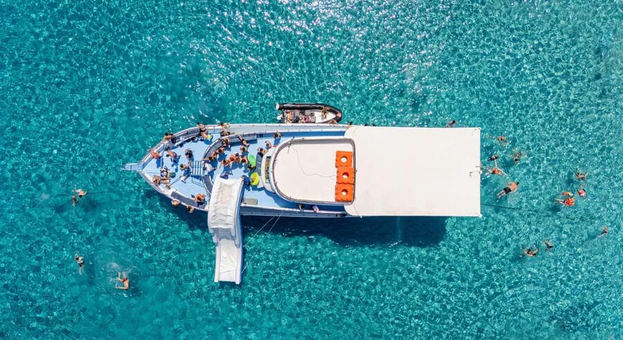 Blue Lagoon Cruise: Waterslide Adventure from Latchi Harbour - Leaving Latchi Harbour for the Akamas coast