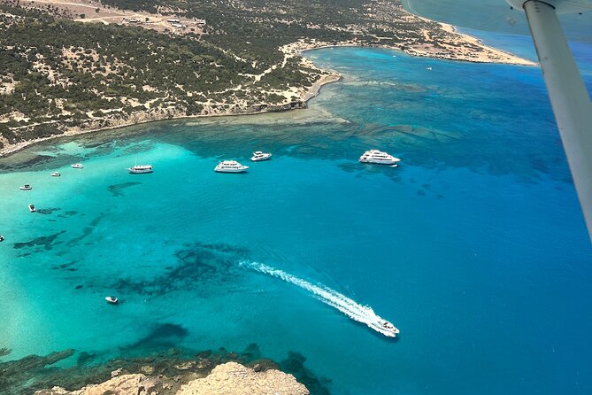 Blue Lagoon Latchi Pafos, boat trip with water slide F/D - The Baths of Aphrodite and the Akamas setting