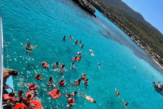 Blue Lagoon trip with slide & music departing from Latchi harbour - The Blue Lagoon: one hour for swimming and snorkeling