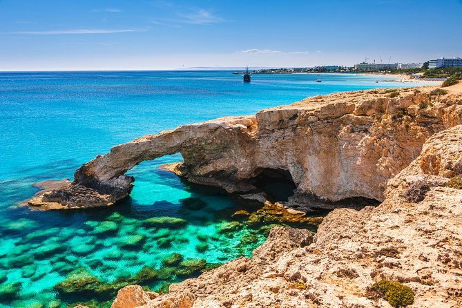 Caves Jeep Safari from Protaras & Ayia Napa - Lover’s Bridge adds another clear-water stop