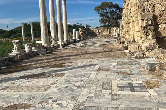 Day Tour to Famagusta, Ghost Town & Ancient Salamis - Salamis: ancient ruins by the sea