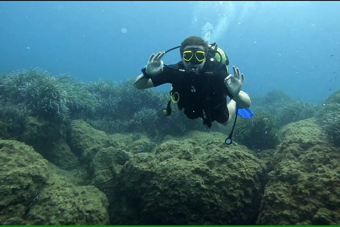 Discover SCUBA Diving with Pissouri Bay Divers - Handling the equipment before entering the sea