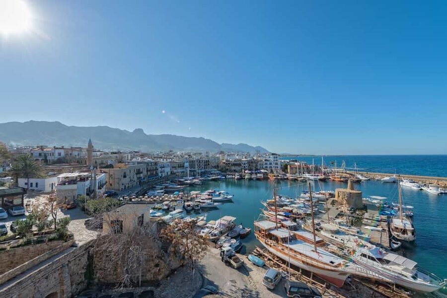 From Ayia Napa: Tales of Two Cities Nicosia & Kyrenia-Polish - Kyrenia harbor and the medieval castle