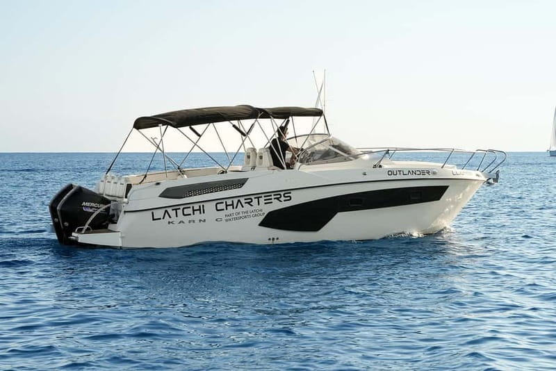 From Latchi: Blue Lagoon Tour via Karnic SL800 Boat - Setting out from Latchi Watersports Centre