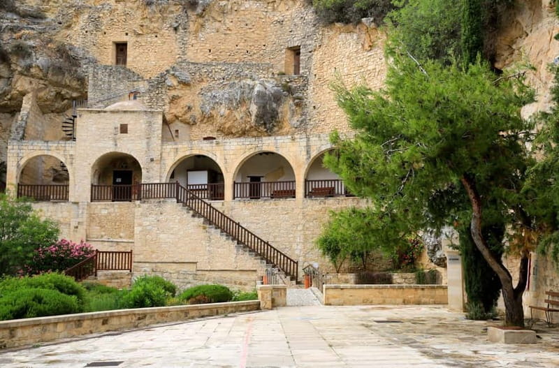 From Paphos: Afternoon Tour to Agios Neophytos Monastery - The road to Kathikas and Sterna Winery