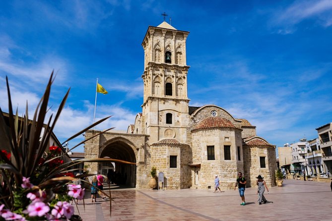 From Paphos to Divided Nicosia (North Cyprus walk in) and Larnaca - Hala Sultan Tekke and the edge of Larnaca Salt Lake
