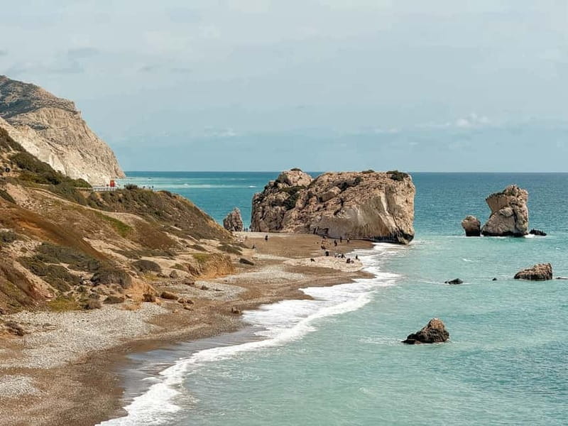From Paphos: Trip to Limassol with Kourion & Kolossi Castle - Aphrodite’s Rock is a photo stop, not a long visit