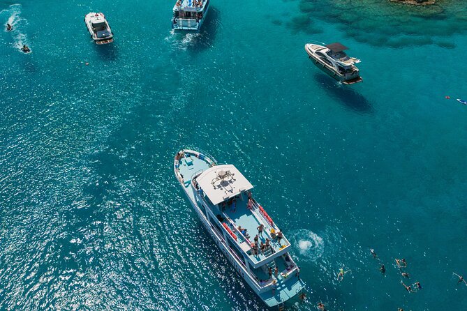 From Protaras: Turtle Cove & Blue Lagoon Cruise - Cape Greco’s cliffs, chapel, and sea caves