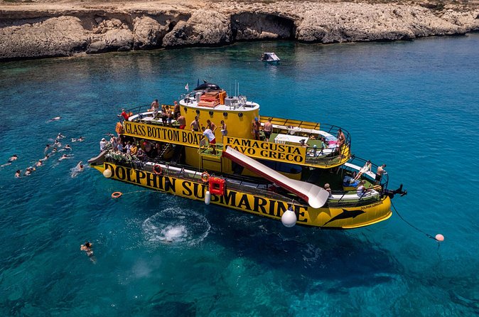 Glass Bottom Boat Dolphin Cruise to Blue Lagoon and Turtle Cove - The Blue Lagoon’s 25-minute swim