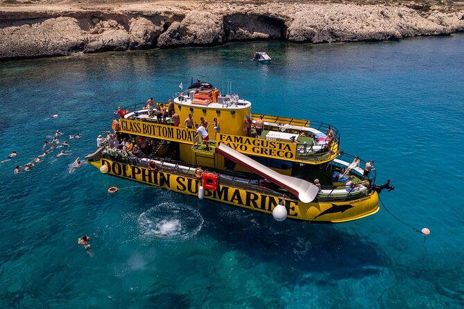 Glass Bottom Boat Dolphin Cruise to Blue Lagoon and Turtle Cove - Food, seating, and the onboard atmosphere