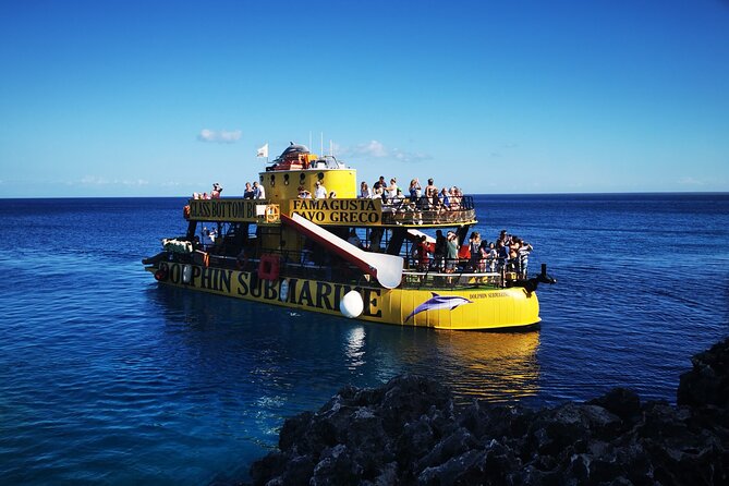 Glass Bottom Boat Dolphin Cruise to Blue Lagoon and Turtle Cove - Green Bay: a short first swim