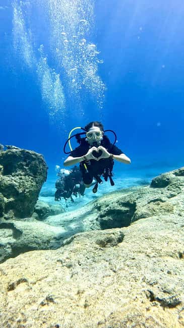 Green Bay Cyprus - Scuba diving - Guided Dive or Try Dive - The underwater sculpture park and marine life