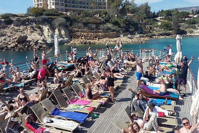 Half Day BBQ Lunch Cruise from Paphos - Music, acrobatics, and a lively boat atmosphere