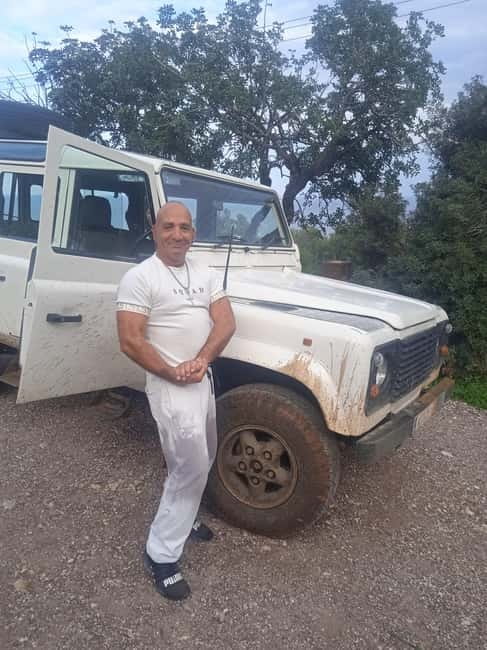 Jeep safari in Troodos, Afrotide's rock, Cyprus - Asprokremmos Dam begins the inland route