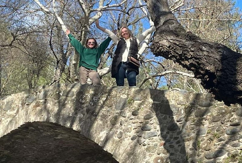 Jeep safari in Troodos, Afrotide's rock, Cyprus - Tzelefos Bridge offers one of the day’s prettiest pauses