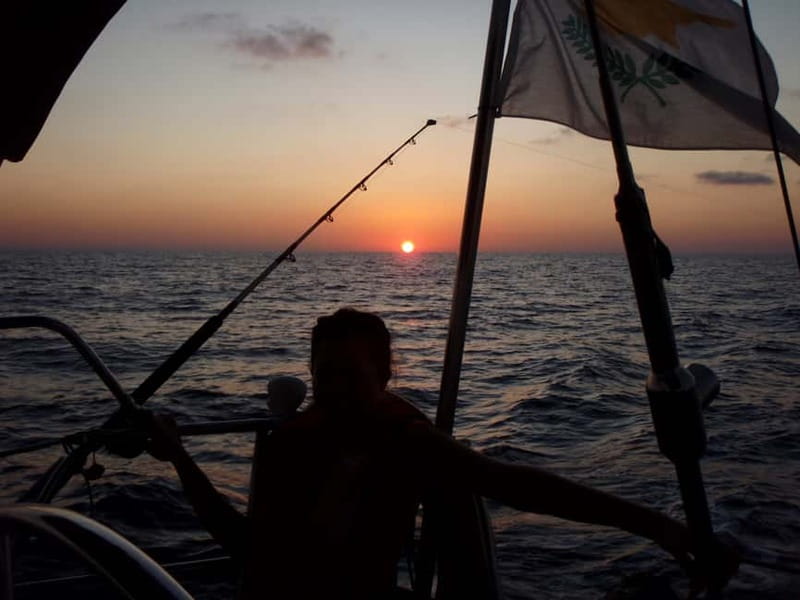 Larnaca: Private Sunset Cruise - Anchoring for a swim and snorkel