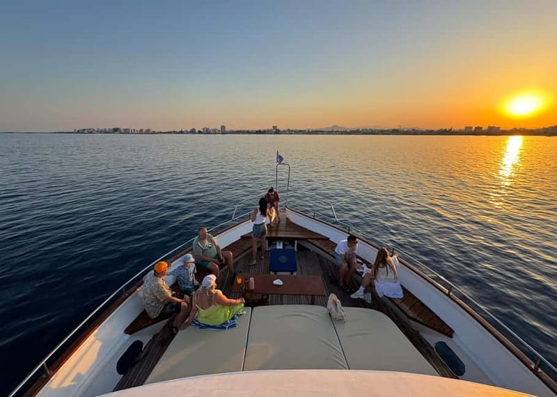 Larnaca: Sunset Cruise with a Glass of Wine - The first stretch along Larnaca’s coast