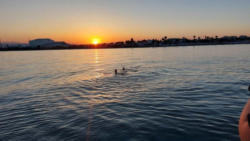 Larnaca: Sunset Cruise with Unlimited Wine & Beers - The Mackenzie Beach swimming stop