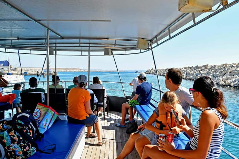 Larnaca: Yellow Submarine Mini Cruise with a Swim Stop - Returning beside Finikoudes Beach