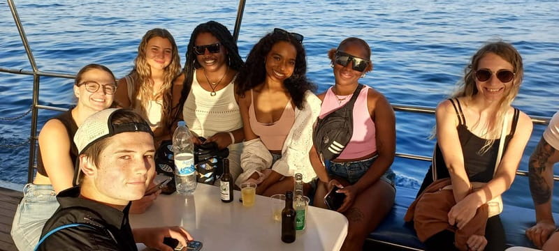 Larnaca: Yellow Submarine Swim Cruise with Unlimited Drinks - The swim and snorkel stop above the wreck