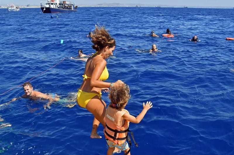 Larnaca: Yellow Submarine Swim Cruise with Unlimited Drinks - Who gets the most from this $29 cruise?