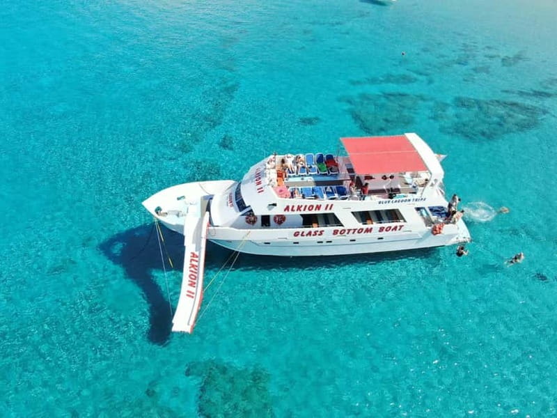 Latchi: Blue Lagoon Glass Bottom Boat Cruise with Drinks - Key points at a glance
