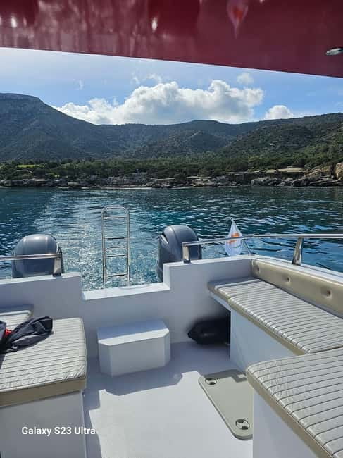 Latsi Blue Lagoon: Private Yacht with Drinks - Following the Akamas coast toward the Blue Lagoon