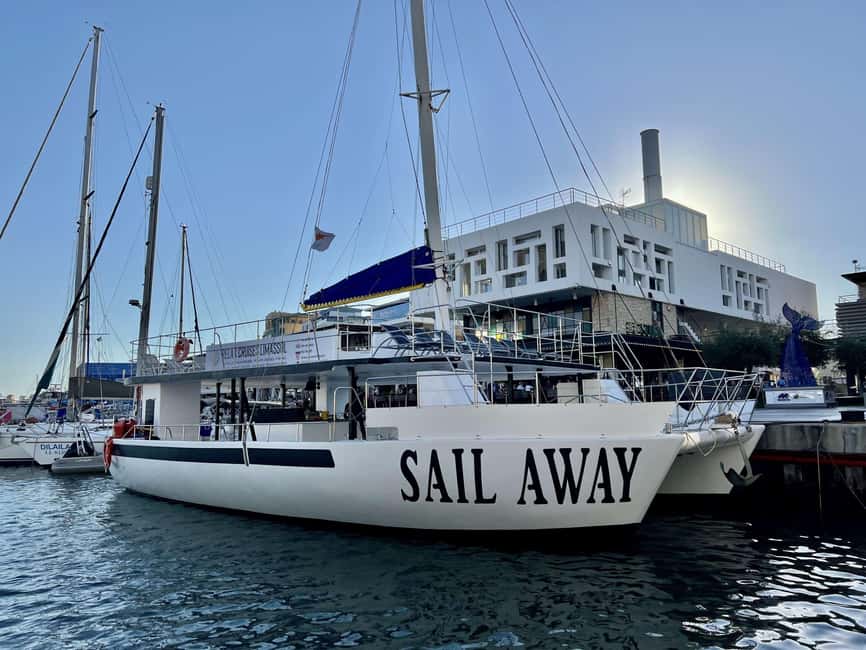 Limassol: Catamaran Cruise with Lunch - Cape Gata and the first swim