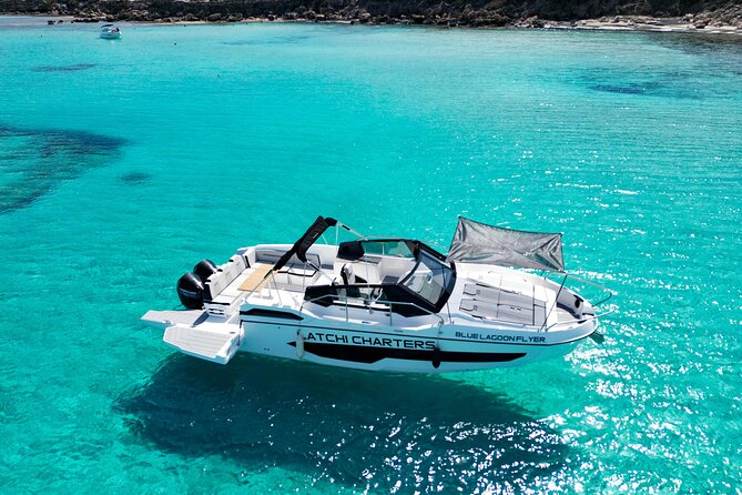 Luxury Charter on Blue Lagoon Flyer (Karnic CS10) to Blue Lagoon - Setting out from Latchi Harbour