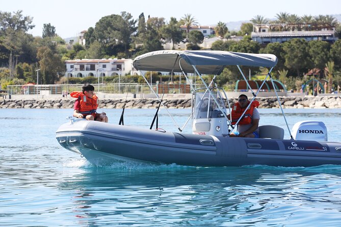 No Licence Private Self Drive Boat to Blue Lagoon +masks&snorkels - The run toward Akamas National Park