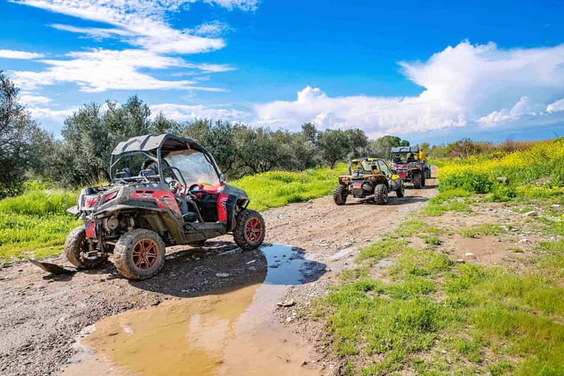 Paphos: 4x4 ATV & Buggy Safari Tour to Aphrodite's Rock - From Paphos toward the Mediterranean coast