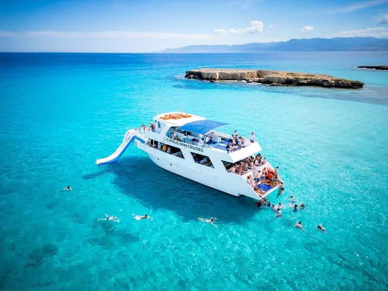 Paphos/Akamas: Blue Lagoon Bus & Boat Tour with Water Slide - What this Paphos day trip is really like