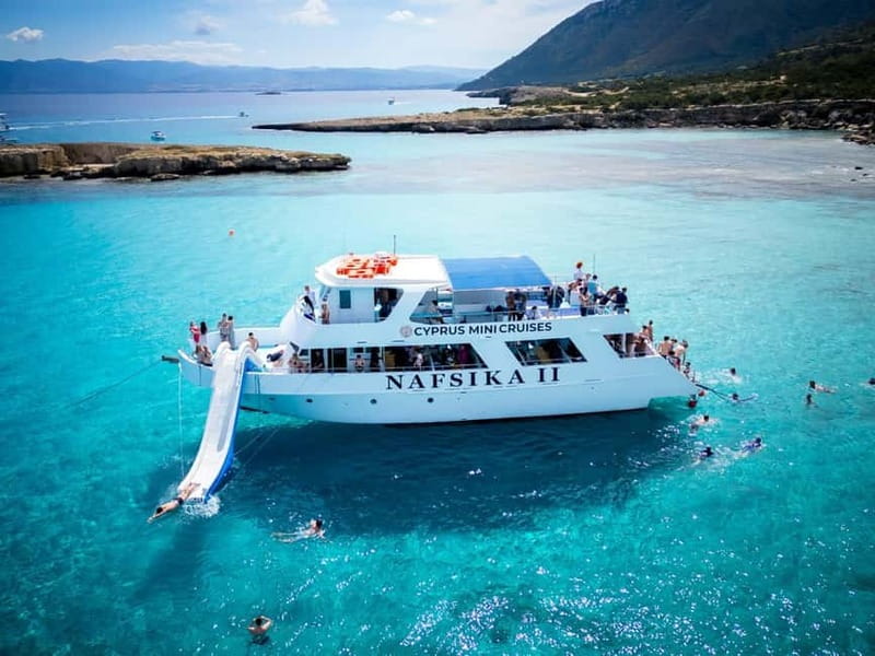 Paphos/Akamas: Blue Lagoon Bus & Boat Tour with Water Slide - The Baths of Aphrodite and the goddess’s story