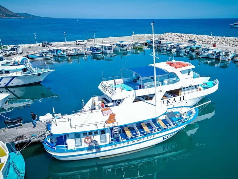 Paphos: Blue Lagoon Boat Trip with Transfers - The Blue Lagoon swimming stop