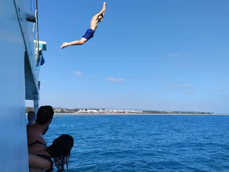 Paphos: Glass Bottom Boat Trip with Swimming or Snorkeling - The Vera K. shipwreck is the star attraction
